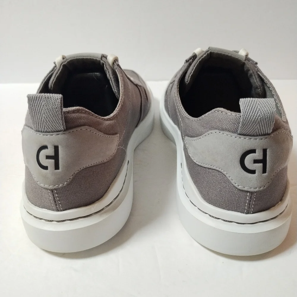 COLE HAAN Men's GrandPro Rally Court Canvas Storm Sz 9M Gray Men's Sneakers